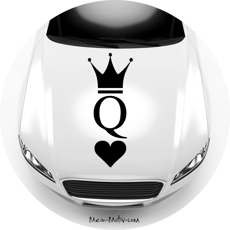 Preview: Aufkleber46205 König Dame Herz